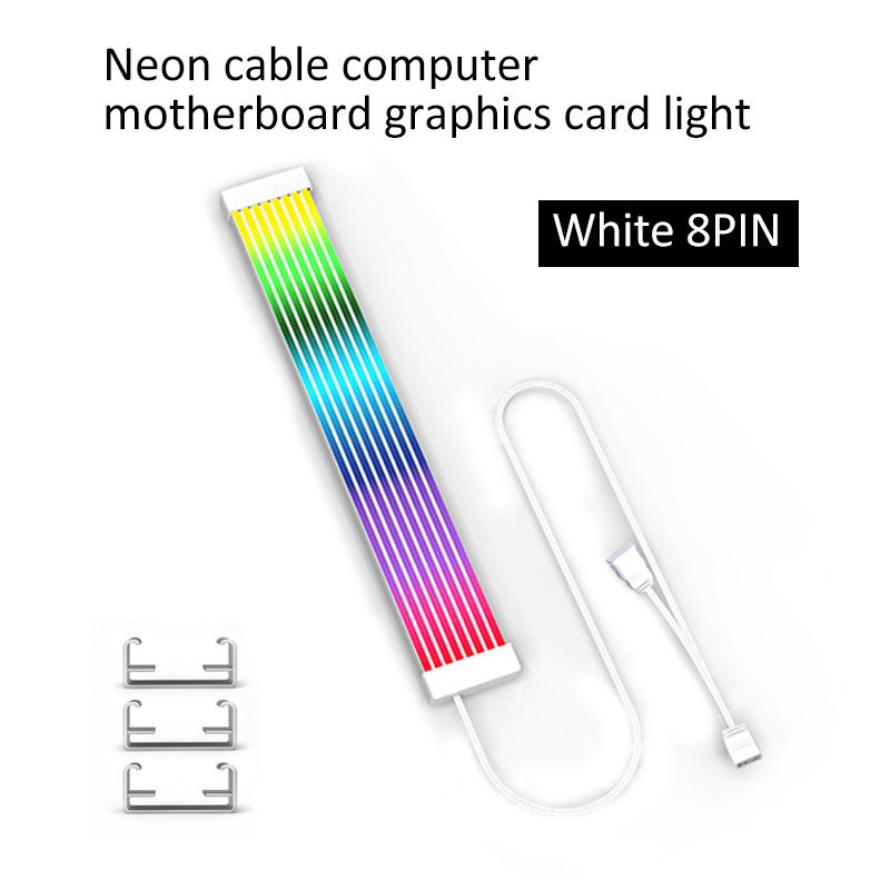 Kućište Neon Line ARGB Shengguang sinkronizacijska matična ploča 8PIN i 24PIN serija dekoracija za kućište grafičke kartice
