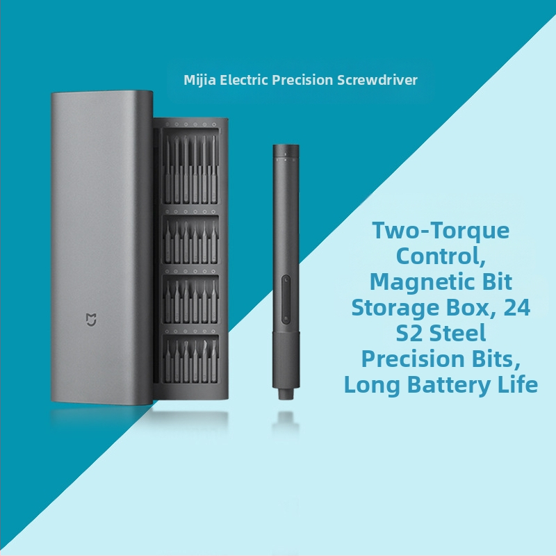 „Xiaomi Refining“ atsuktuvas, tinkantis „Mijia Cross“ šešiakampiam elektriniam su magnetiniu mobiliųjų telefonų taisymo įrankiu, elektrinis atsuktuvas