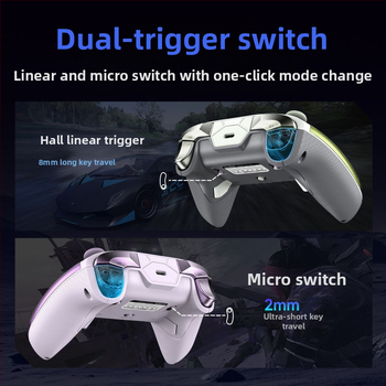 Easysmx Νέο χειριστήριο παιχνιδιών D10Pc Tmr Rocker Έξυπνη βάση φόρτισης εκκίνησης και διακοπής Διπλή σκανδάλη