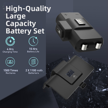 Uus Xbox Series X/Xboxone kontroller, mis on täielikult akuga ühilduv ja millel on mängutarvikute allikas ja tootja mängukonsool.