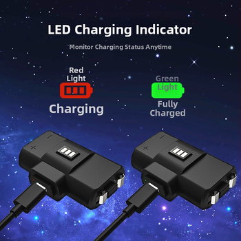 Uus Xbox Series X/Xboxone kontroller, mis on täielikult akuga ühilduv ja millel on mängutarvikute allikas ja tootja mängukonsool.