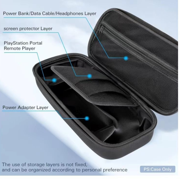 Alkalmas PlayStation Portal játékgéphez, PSP kézi tárolótáskához, PSP kemény héjú táskához, hordozhatóhoz