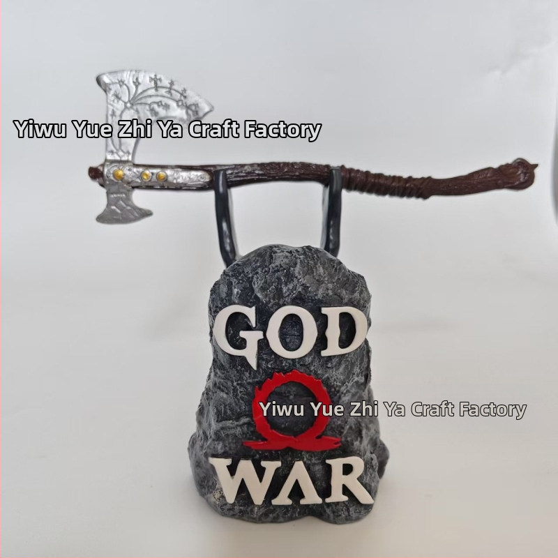 Prekogranični novi proizvod Ps serije, nosač ručke, ukrasi za statuu od smole, dekorativna slika otrova, model sjekire Levijatana