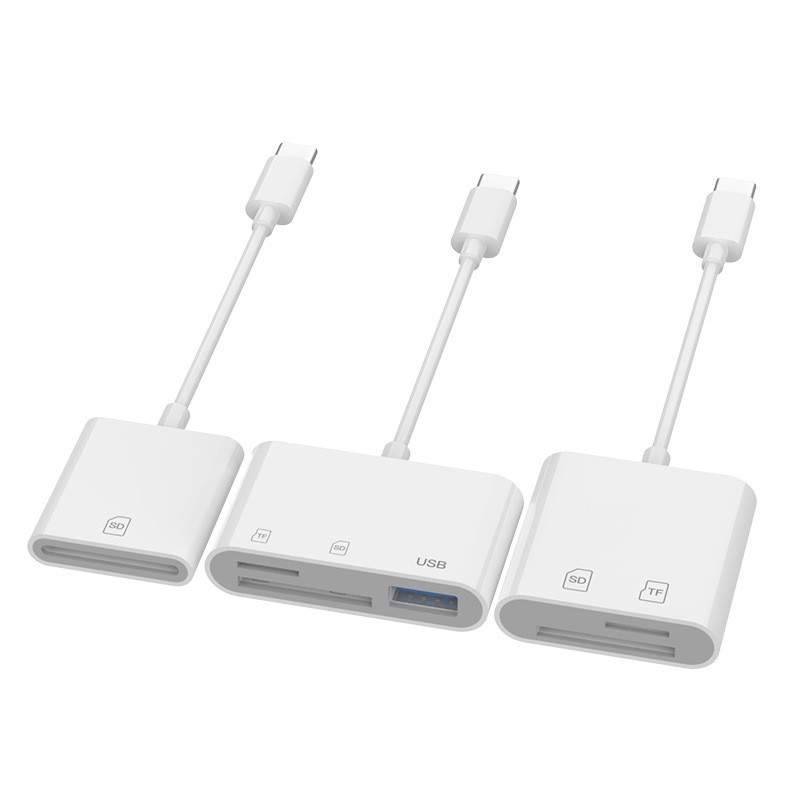 UCB-C kaardilugejate piiriülene eksklusiivne tarnimine tehasest, SD-, TF- ja CF-tüüpi USB-kaardilugejad mobiiltelefonidele, sülearvutitele ja tahvelarvutitele