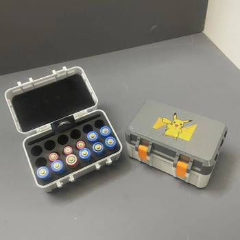 Uus nr 5 nr 7 nööppatareiga universaalne hoiukarp kaasaskantav patareide hoiukarp suletud käsnaga puhverhoidik