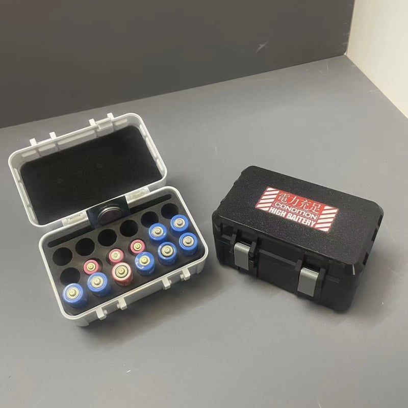 Uus nr 5 nr 7 nööppatareiga universaalne hoiukarp kaasaskantav patareide hoiukarp suletud käsnaga puhverhoidik