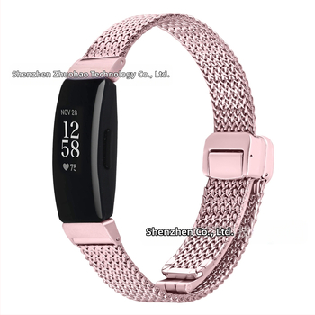 Подходящ за Fitbit inspire1/2 Magnetic Milan Nice Mesh with Herringbone Magnetic Milan Watch Band
