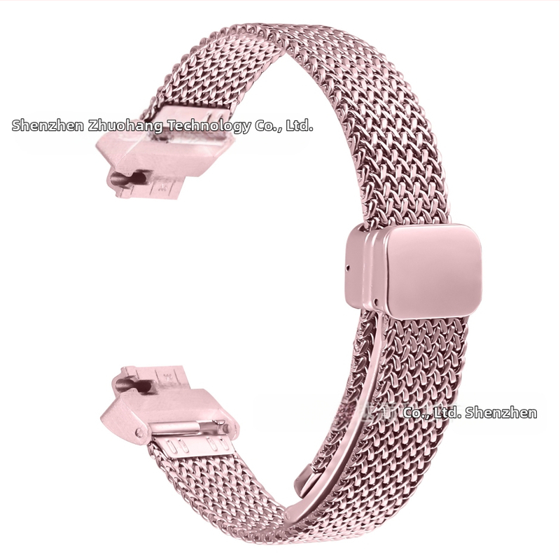 Vhodné pre Fitbit inspire1/2 magnetický Milan pekný sieťovaný remienok s rybou kosťou magnetický Milan hodinky