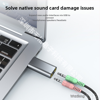 USB ārējā skaņas karte USB austiņām + mikrofonam bez draivera Galddatora klēpjdatora PS4 ārējā skaņas karte