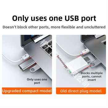 USB ārējā skaņas karte USB austiņām + mikrofonam bez draivera Galddatora klēpjdatora PS4 ārējā skaņas karte