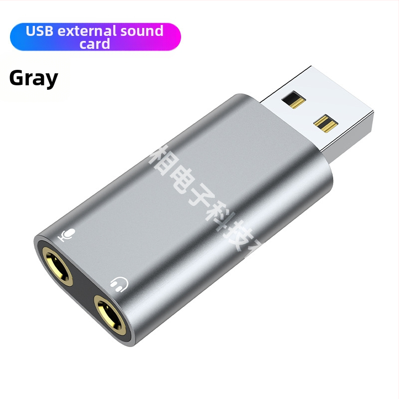 USB ārējā skaņas karte USB austiņām + mikrofonam bez draivera Galddatora klēpjdatora PS4 ārējā skaņas karte