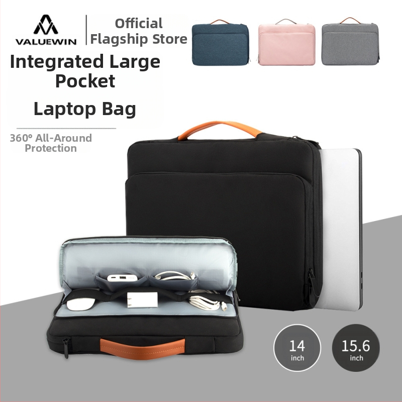 Piiriülene uus multifunktsionaalne arvutikott 13,3/14/15,6-tolline sülearvuti vooderdatud kaasaskantav portfell