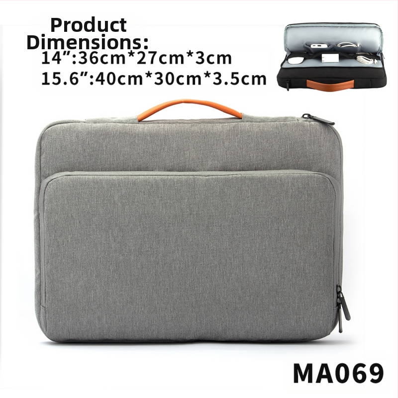 Piiriülene uus multifunktsionaalne arvutikott 13,3/14/15,6-tolline sülearvuti vooderdatud kaasaskantav portfell