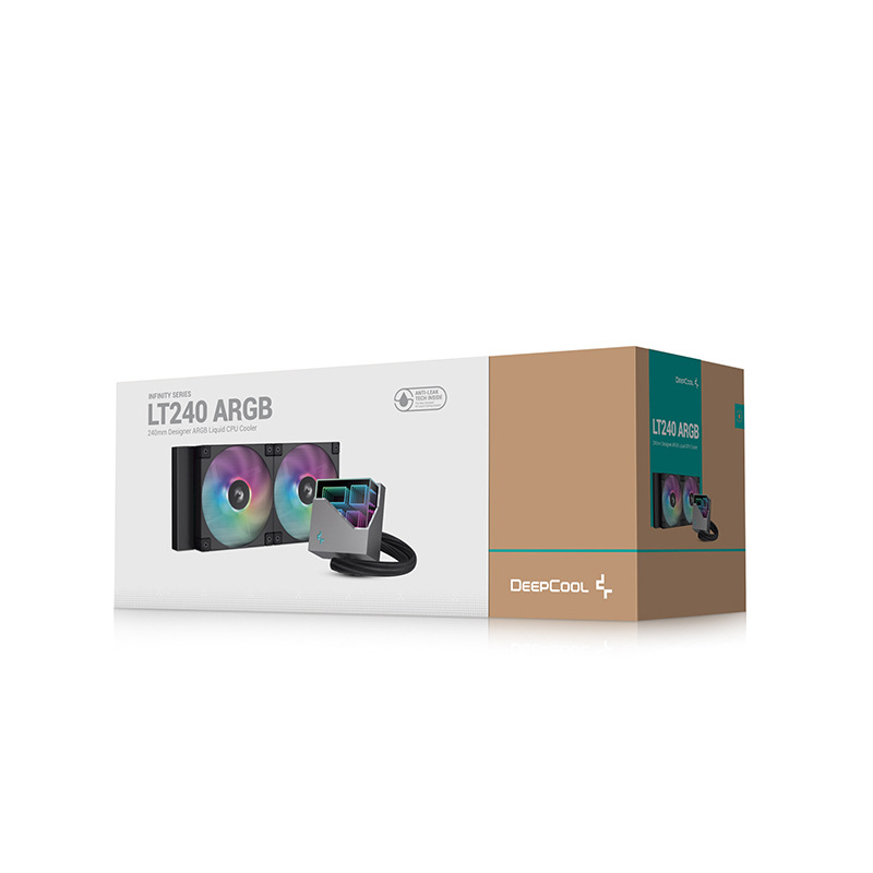 Kyushu Fengshen Ice Rubiku kuup LT240ARGB radiaator 4-pin temperatuuri reguleerimine sünkroonne valgustus lauaarvuti protsessori vaigistus