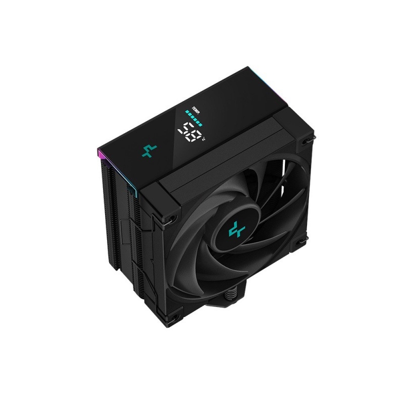 Kyushu Fengshen AK620 digitaalse ekraaniga valge CPU radiaator 1700 pinni nikeldatud 6 soojustoruga summutatud FDB ventilaator ARGB