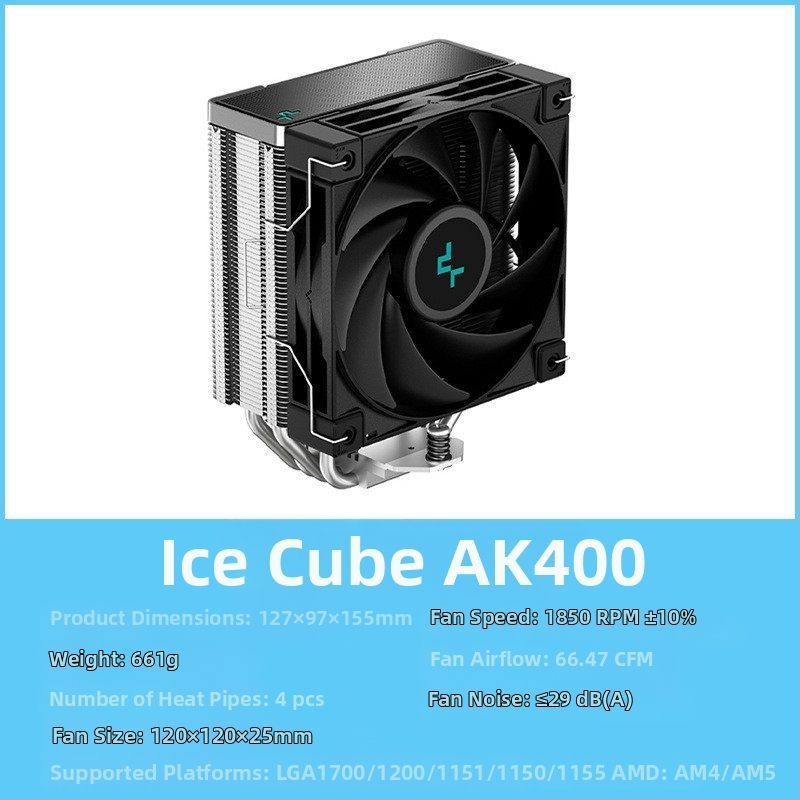 Kyushu Fengshen AK620 digitaalse ekraaniga valge CPU radiaator 1700 pinni nikeldatud 6 soojustoruga summutatud FDB ventilaator ARGB