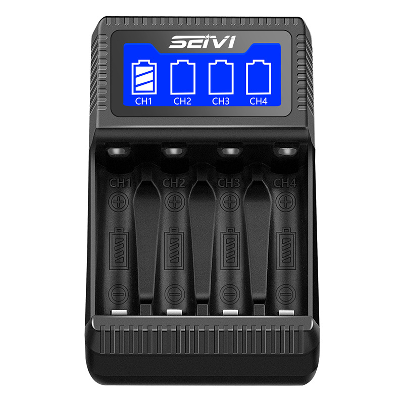 Pārrobežu 1,2 V Ni-MH akumulatora lādētājs ar USB viedā sēdekļa lādētāju, 8 slotu universāls 5,7 collu lādētājs, pieejams noliktavā