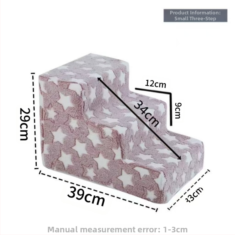 Emeletes ágy, kis lépcső, kivehető és mosható, háztartási ágy melletti lépcsőfokok, kölyökkutya, mackó, mászólétra, nagykereskedelem