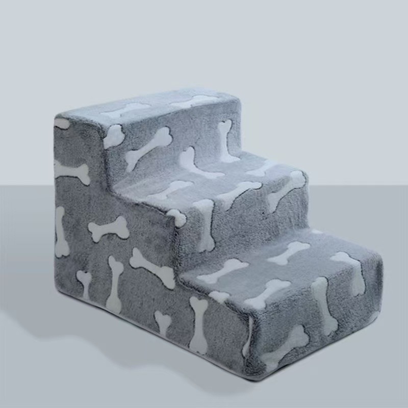 Emeletes ágy, kis lépcső, kivehető és mosható, háztartási ágy melletti lépcsőfokok, kölyökkutya, mackó, mászólétra, nagykereskedelem