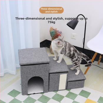 Διασυνοριακές σκάλες για σκύλους, σκάλες για κατοικίδια, σκάλα για φωλιά γάτας, σκάλες κλίσης για οικιακή χρήση, μικρές και μεσαίες σκάλες για σκύλους, πολυβάθμια σκάλα χονδρικής