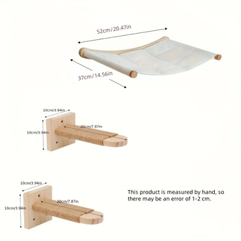 Σκάλα αναρρίχησης για γάτες σε διασυνοριακό επίπεδο, ξύλινο πλαίσιο αναρρίχησης για γάτες, παιχνίδι γάτας, σκαλοπάτια, επιτοίχια βάση για σπίτι, εσωτερική αιώρα γάτας