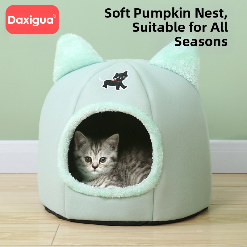 A macskafészek télen meleg, internetes híresség, minden évszakban univerzális, szuper nagy macskavilla fánk téli macskafészek