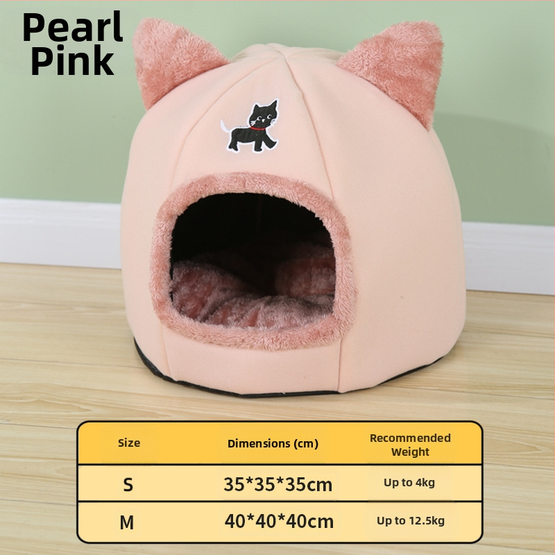 A macskafészek télen meleg, internetes híresség, minden évszakban univerzális, szuper nagy macskavilla fánk téli macskafészek