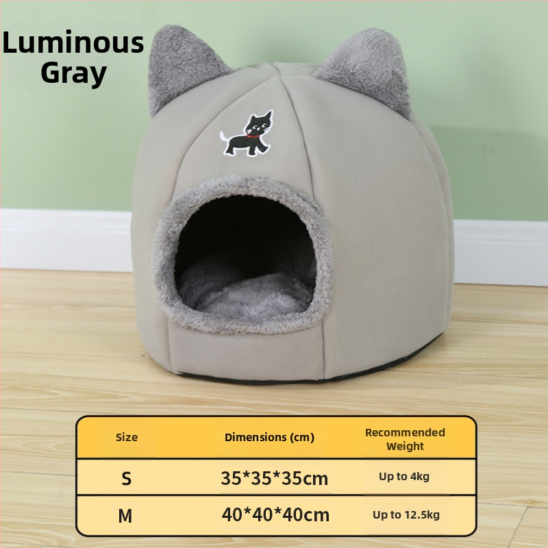 A macskafészek télen meleg, internetes híresség, minden évszakban univerzális, szuper nagy macskavilla fánk téli macskafészek