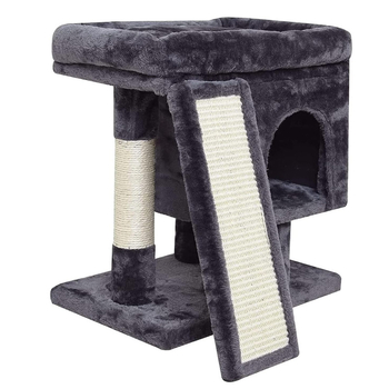 Πολυλειτουργική βάση αναρρίχησης για γάτες, φωλιά γάτας, παιχνίδι αναρρίχησης για γάτες, δέντρο για γάτες, ενσωματωμένη σανίδα ξυσίματος για γάτες, είδη για γάτες, είδη κατοικίδιων ζώων