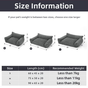 Διασυνοριακό δημοφιλές σπιτάκι για σκύλους και γάτες, Universal για όλες τις εποχές, αφαιρούμενο και πλενόμενο κυματιστό σχέδιο πλέγματος, ζεστός καναπές γάτας, κρεβάτι για κατοικίδια γάτας