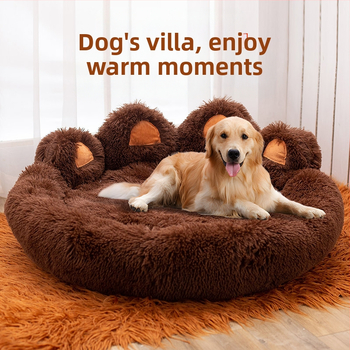 Νέο χαριτωμένο διασυνοριακό παχύρρευστο βελούδινο κλουβί για κατοικίδια για όλες τις εποχές, μεγάλο χαλάκι για κατοικίδια, χαριτωμένο κλουβί για γάτες