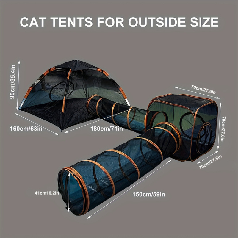 Uus neljaosaline lemmikloomapuur, kassi ja koera mängutunnel, juhuslike kombinatsioonide komplekt, kokkupandav kaasaskantav lemmikloomatelk