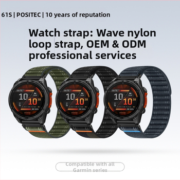 61S Garmin Garmin Fenix8/567Xproepix965 Wave nejlonszíjjal