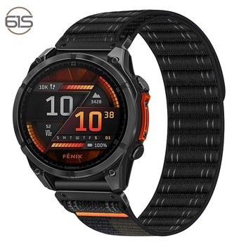 61S Κατάλληλο για λουράκι Garmin Garmin Fenix8/567Xproepix965 Wave Nylon Loop
