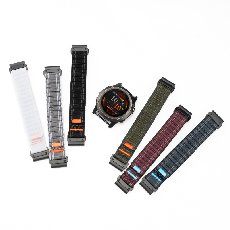 61S Garmin Garmin Fenix8/567Xproepix965 Wave nejlonszíjjal