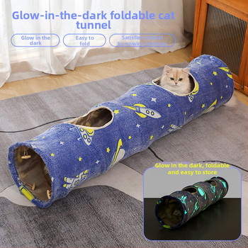 Kassitunnel helendav isetõusev põgenemismaja kassimänguasi kokkupandav kassitunnel lemmikloomale kassipesa Amazoni piiriülene mudel