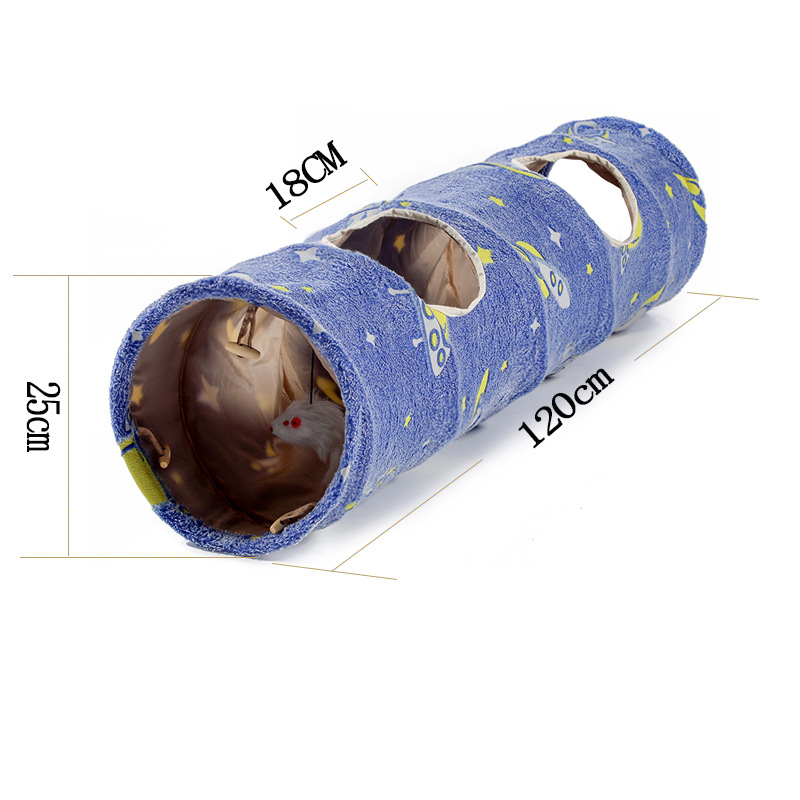 Kassitunnel helendav isetõusev põgenemismaja kassimänguasi kokkupandav kassitunnel lemmikloomale kassipesa Amazoni piiriülene mudel