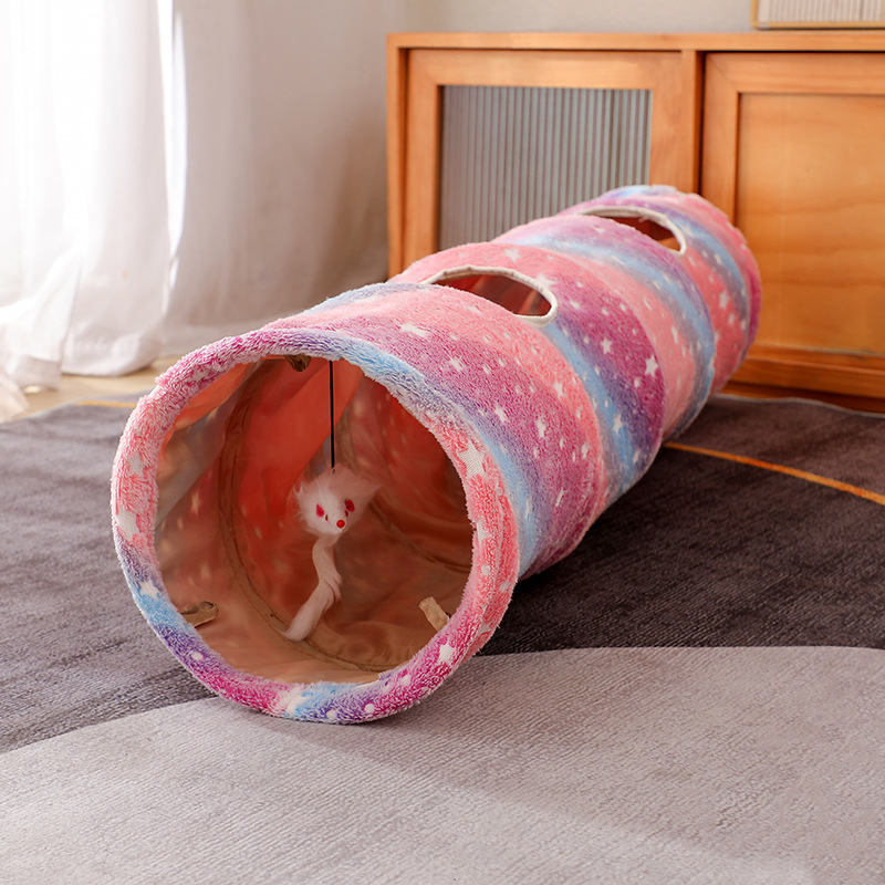 Kassitunnel helendav isetõusev põgenemismaja kassimänguasi kokkupandav kassitunnel lemmikloomale kassipesa Amazoni piiriülene mudel