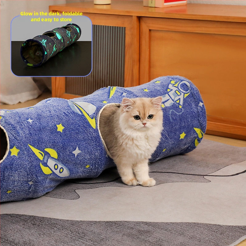 Kassitunnel helendav isetõusev põgenemismaja kassimänguasi kokkupandav kassitunnel lemmikloomale kassipesa Amazoni piiriülene mudel