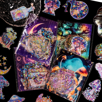 30-90 új, vízálló, lézeres, hideg-meleg graffiti matrica, Amazon, határokon átnyúló, legkelendőbb dekoratív matricák nagykereskedelemben