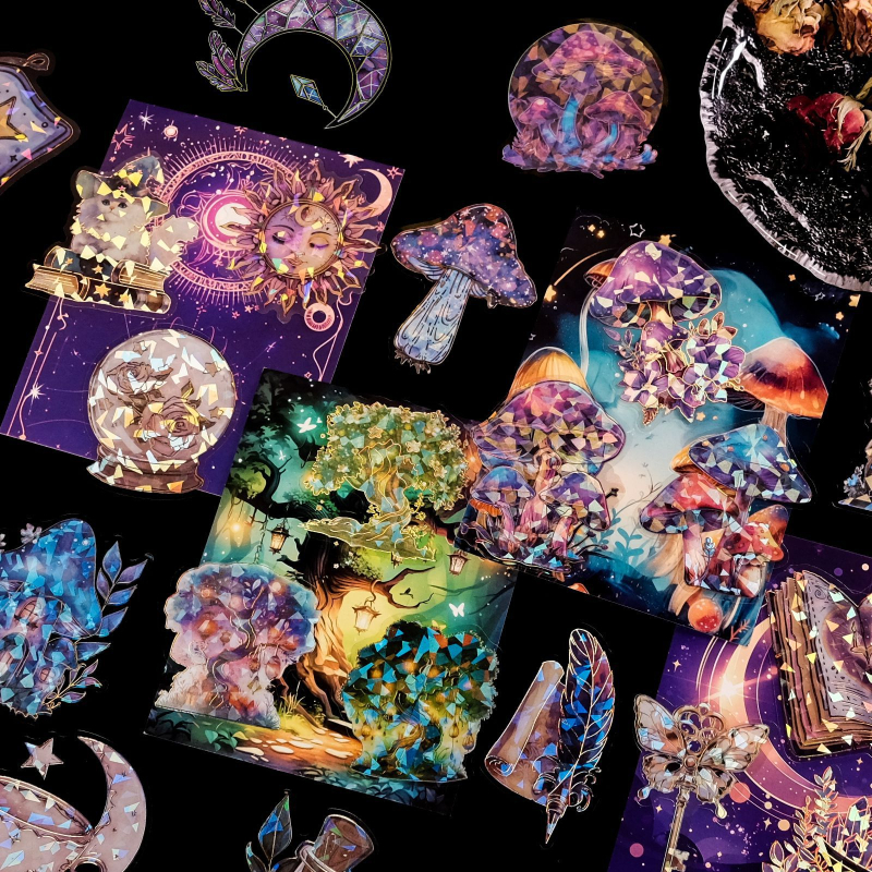 30-90 új, vízálló, lézeres, hideg-meleg graffiti matrica, Amazon, határokon átnyúló, legkelendőbb dekoratív matricák nagykereskedelemben