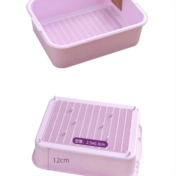 Διπλή άμμος για γάτες, υπερμεγέθης ξύλινη άμμος, λίπος, αποσμητικό ύψους γάτας, αντι-πιτσιλίσματα, διαχωρισμός, πλύσιμο ημιαυτόματο, χονδρική πώληση