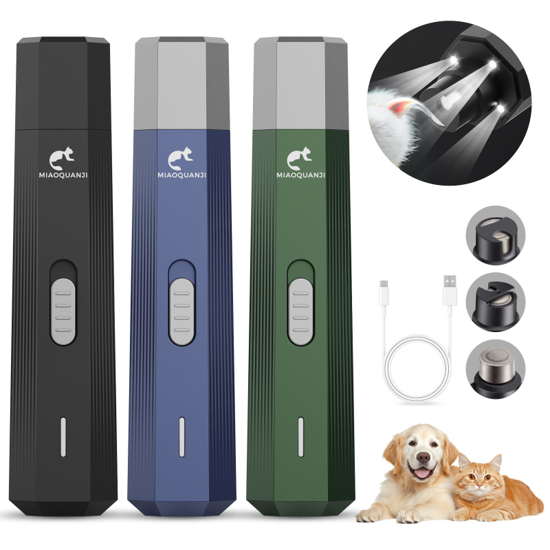 Tarpvalstybinis populiarus naminių gyvūnėlių elektrinis nagų šlifuoklis, patogios manikiūro žirklės, kačių ir šunų nagų žirklės, gyvūnų nagų kirpimo mašinėlės