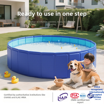 Нов надуваем басейн за домашни любимци, PVC басейн за котки и кучета, пясъчен басейн за деца, безплатна надуваема сгъваема вана