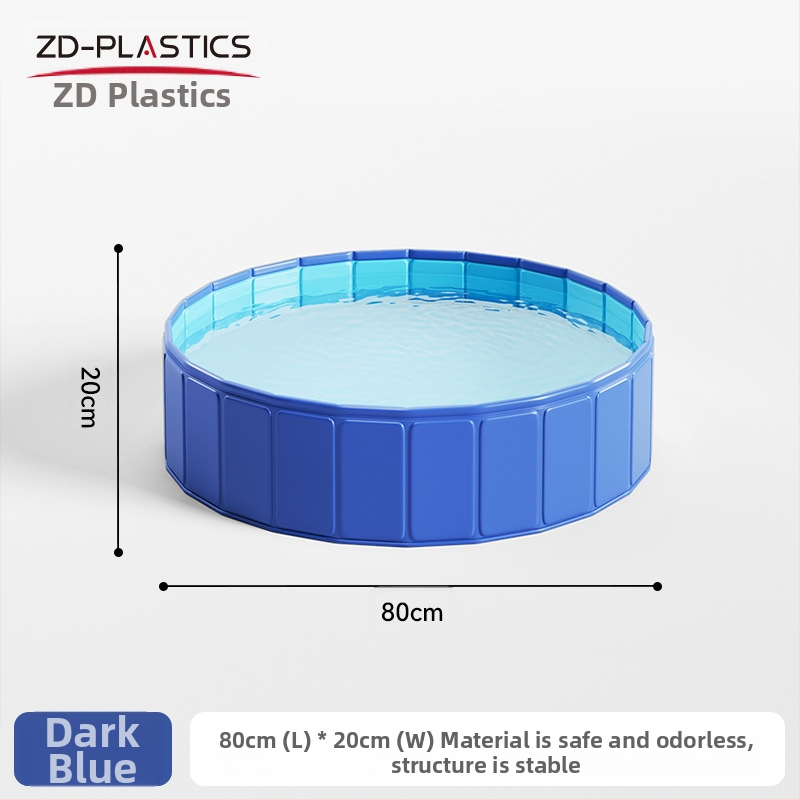 Нов надуваем басейн за домашни любимци, PVC басейн за котки и кучета, пясъчен басейн за деца, безплатна надуваема сгъваема вана