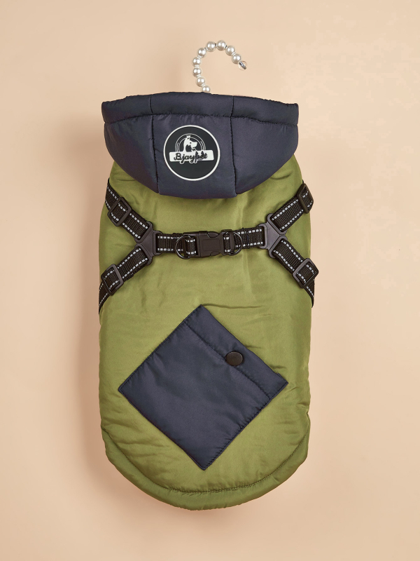 Új őszi és téli kisállatruházat, vastagított, kis és közepes méretű kutyáknak szánt, meleg, szélálló pamut kutyaruhák, kisállatruházat nagykereskedelemben