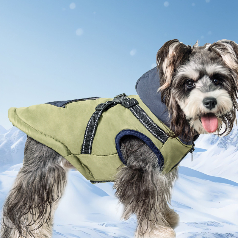 Új őszi és téli kisállatruházat, vastagított, kis és közepes méretű kutyáknak szánt, meleg, szélálló pamut kutyaruhák, kisállatruházat nagykereskedelemben