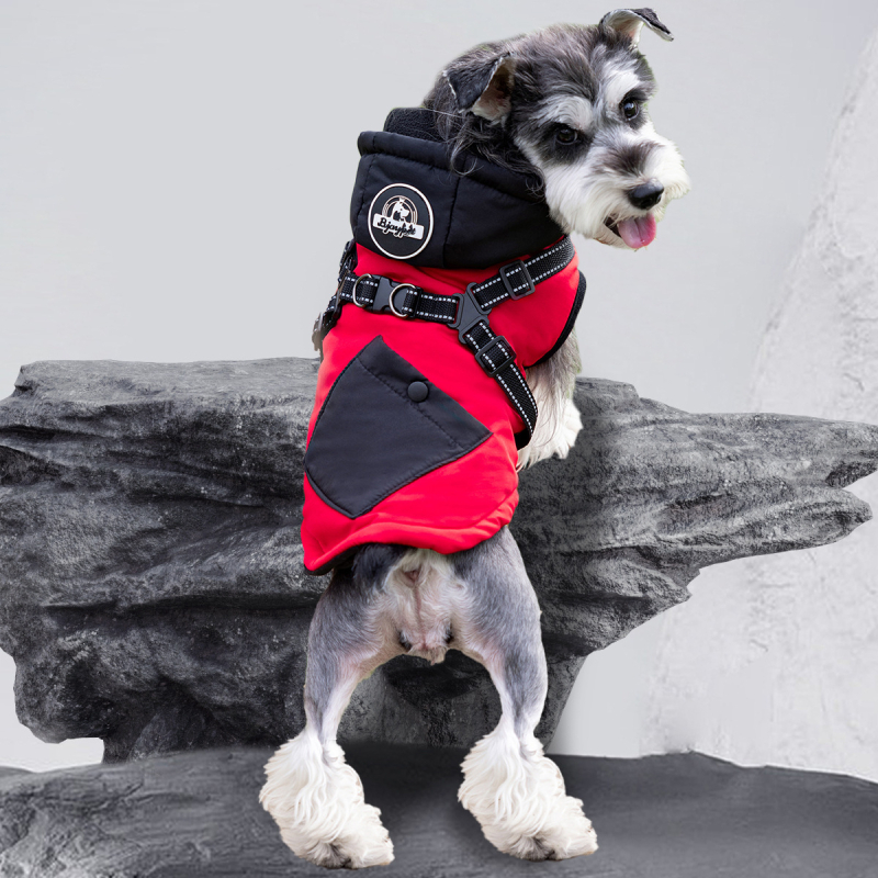 Új őszi és téli kisállatruházat, vastagított, kis és közepes méretű kutyáknak szánt, meleg, szélálló pamut kutyaruhák, kisállatruházat nagykereskedelemben