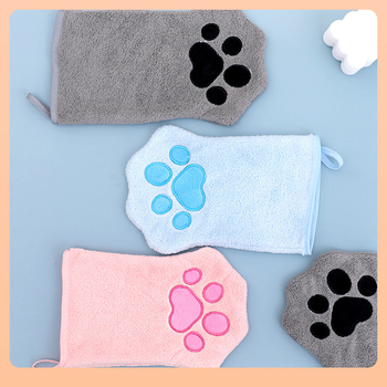 ⇗ Кърпа за домашни любимци тип ръкавица, бързосъхнеща абсорбираща почистваща кърпа за кучета, кърпа за баня за котки, домашни любимци, партида