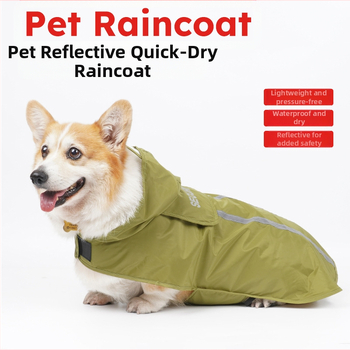 Lemmikloomade vihmakeep väikestele koertele, neljajalgne, vihmakindel, koeraga jalutamiseks hädavajalik, sobib väikestele ja keskmise suurusega koertele nagu bichon, teddy, corgi